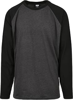 Urban Classics Men's Tb3834-raglan Contrast Ls T-Shirt (Pack of 1)