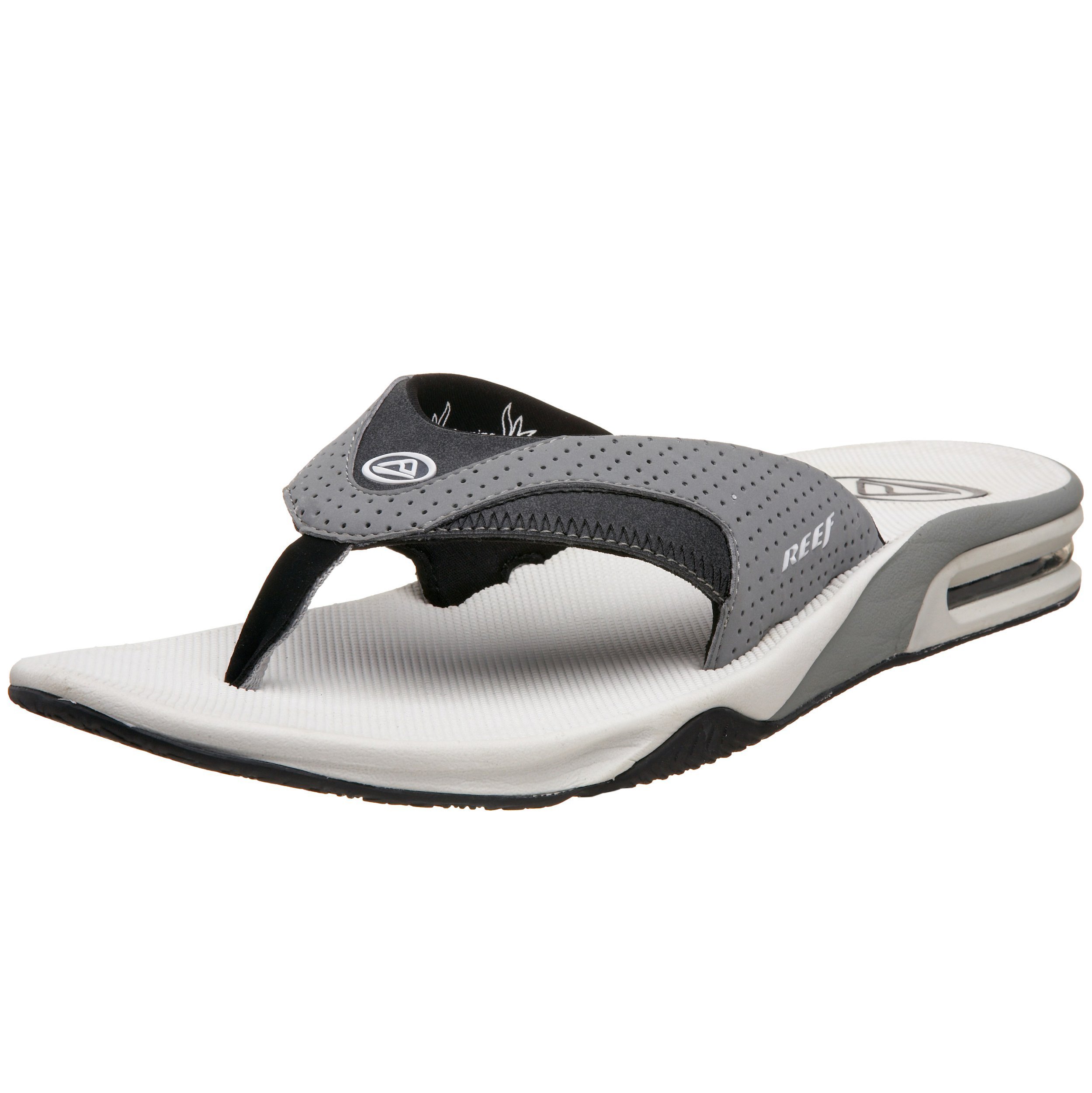 Reef Flip Flops, Fanning Black///White