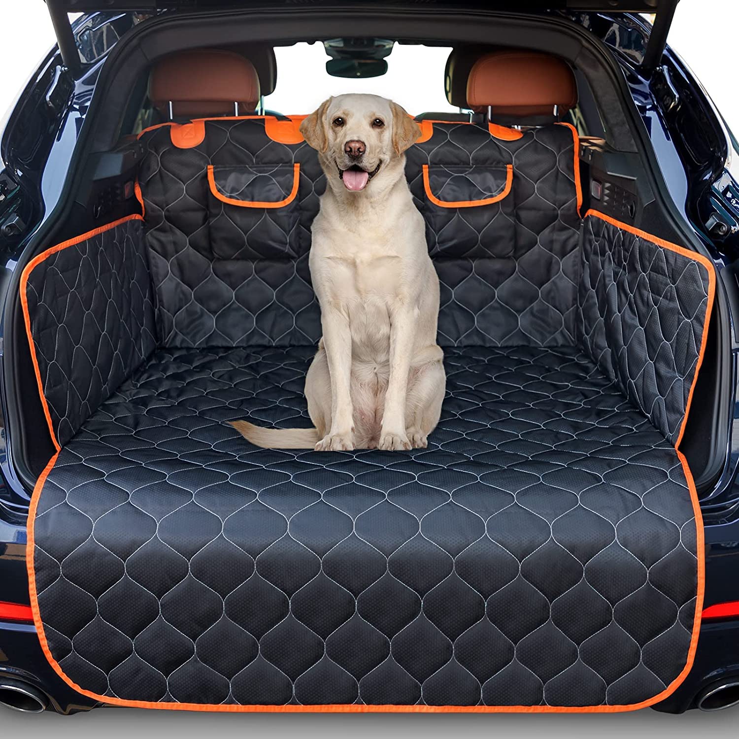 JOEJOY Car Boot Protector, Nonslip Waterproof Dog Car Seat Cover with Enduring A