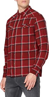 Wrangler Herren Ls Western Shirt Freizeithemd (1er Pack)