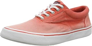 Sperry メンズ Halyard 2 Eye ボートシューズ, レッド, 24