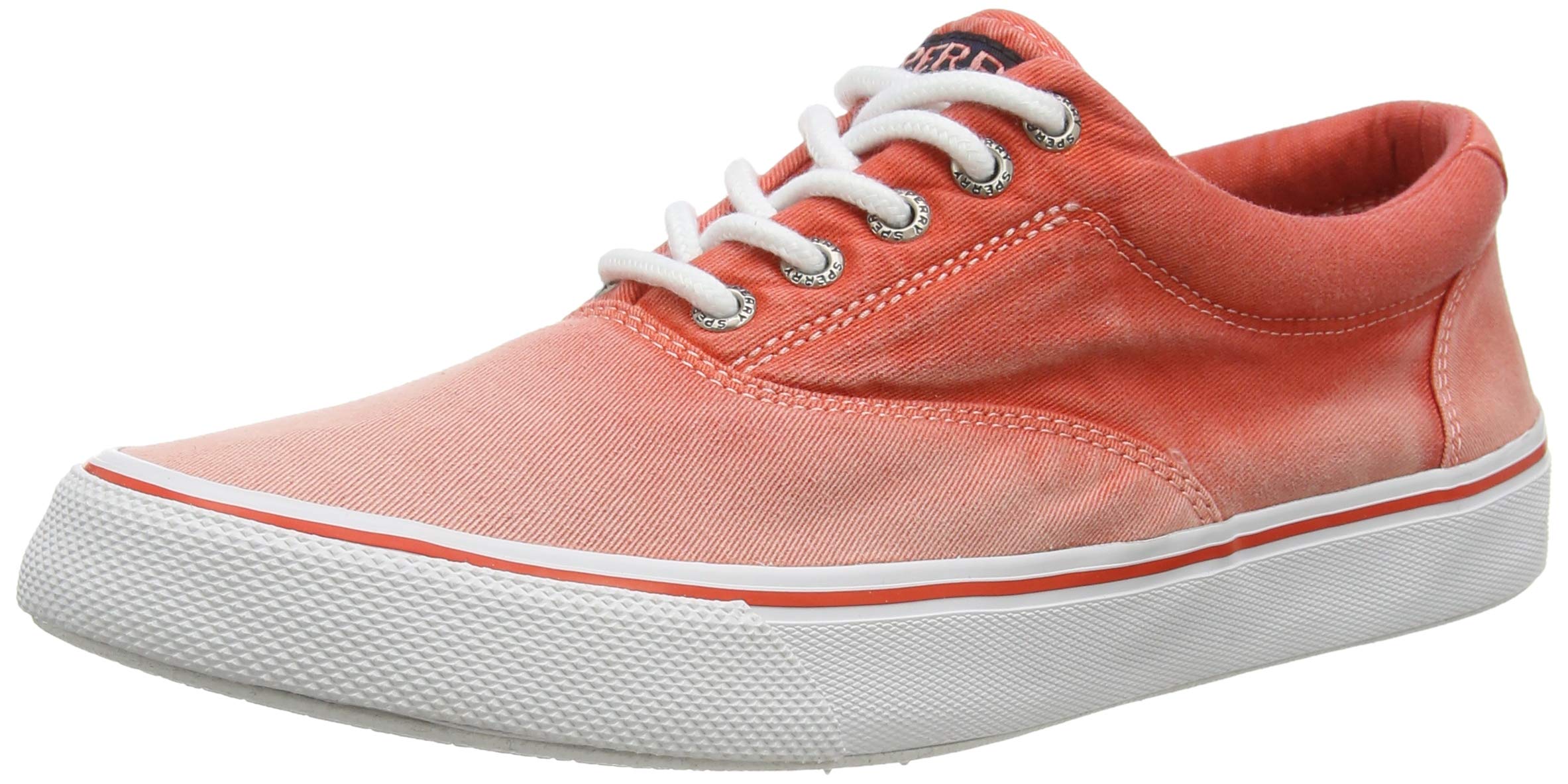 Sperry メンズ Halyard 2 Eye ボートシューズ, レッド, 24