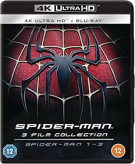 Spider-Man 1-3 4K UHD (6 Discs- UHD & BD) [Blu-ray] [Region B] [2021]