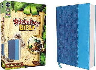 NIV, Adventure Bible, Leathersoft, Blue, Full Color
