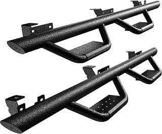 AutoBull Running Boards Side Steps for 2018-2026 Jeep Wrangler JL 4-Dr | Textured Black Drop Step Rail, Anti-Slip Steps, No-Drill Nerf Bars