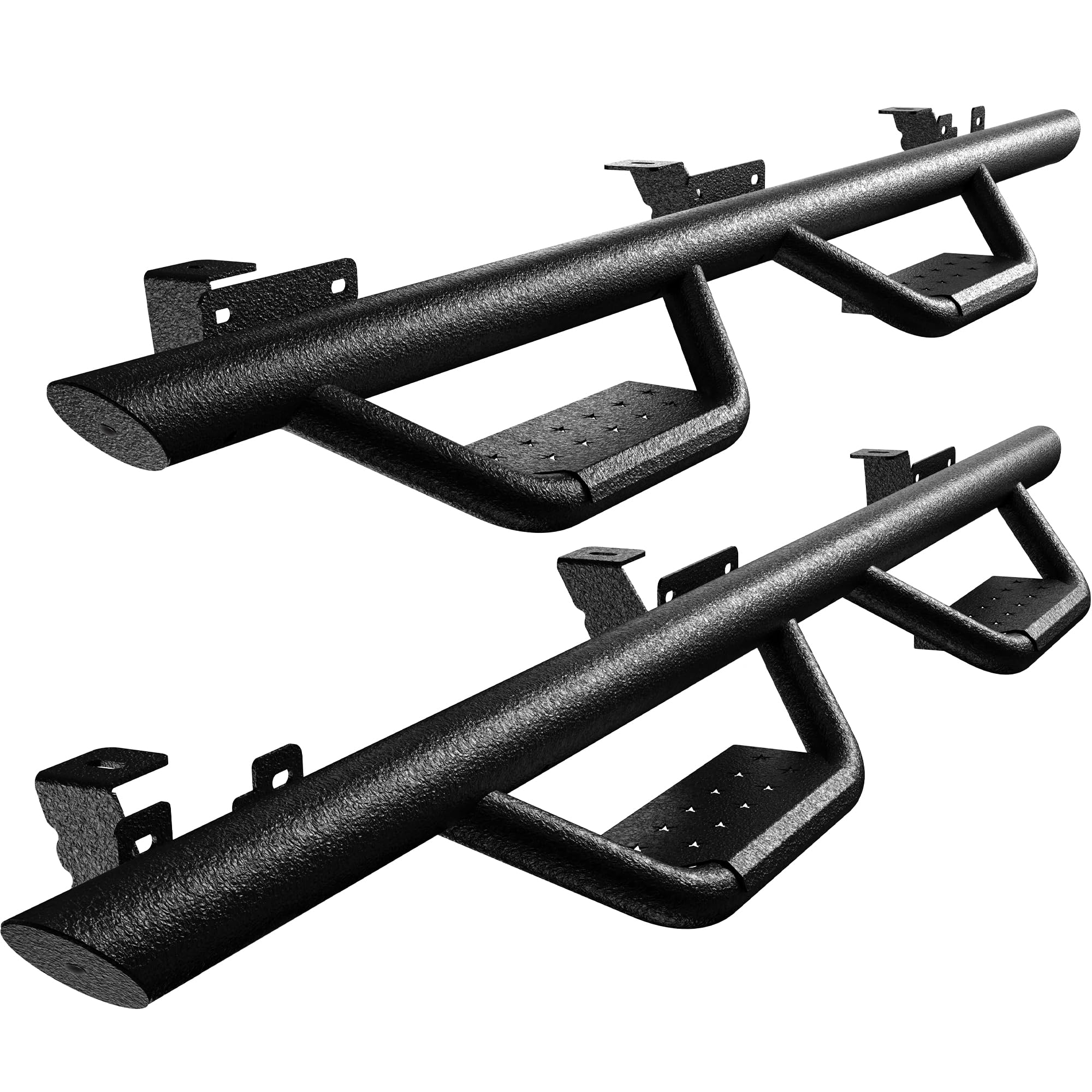 AutoBull Running Boards Side Steps for 2018-2026 Jeep Wrangler JL 4-Dr | Texture