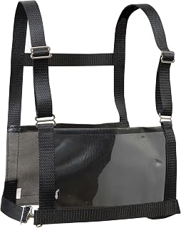 Weaver Leather Livestock Exhibitor Number Harness, Black, Small/Medium
