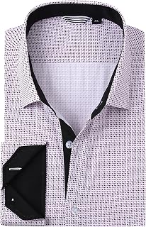 Alex Vando Mens Printed Dress Shirts Long Sleeve Regular Fit Fashion Shirt