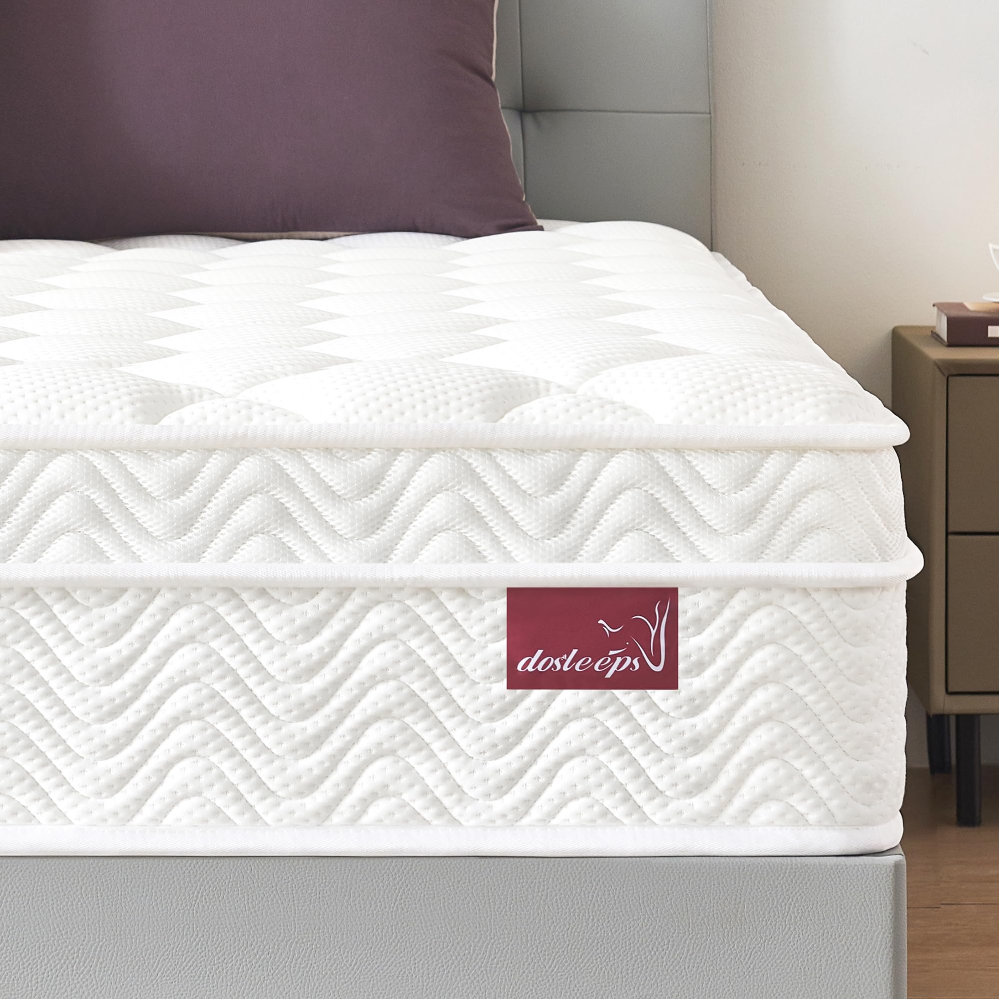 dosleeps King Size Mattress 5FT | 10.6" Extra Thick Memory Foam & Pocket Sprung 