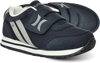 Hurley Kid's Knox Walking Sneakers - Kid's Runner Shoes with Hook & Loop Closure for Easy Wear, Lightweight Running & Walking Shoes for Boys & Girls, Toddler Kid's Sneaker Shoes