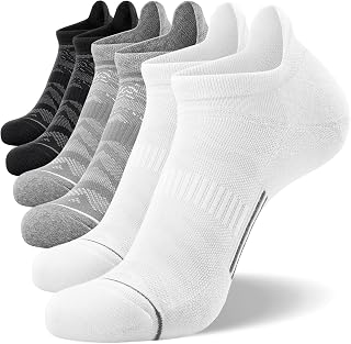 FITRELL 6 Pairs of Running Socks for Men and Women