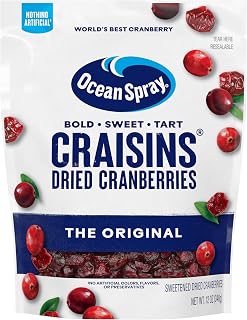 Ocean Spray, Craisins Dried Cranberries, Original, 12 Ounce Resealable Bag