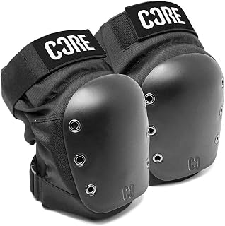 Core Street Knee Pads for Skateboarding Scooter BMX & Roller Skating Pro Protective Gear Suitable for Kids aged 6-12, Teenagers & adults Heavy Duty Super Durable Skate Pads