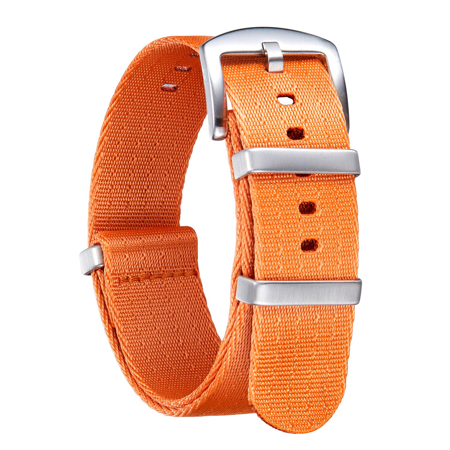 BINLUN Nylon Watch Straps Thick Multicolor High Quality Watch Strap with Black/S