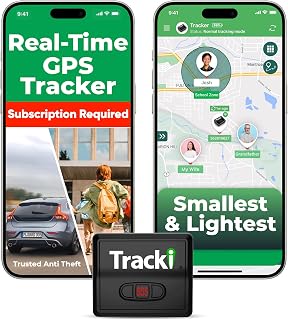 Tracki Universal GPS Tracker for Vehicles, Real Time Tracking | 4G LTE, Unlimited Distance, Smart Alerts, Super Small, Subscription Required, Cancel Anytime