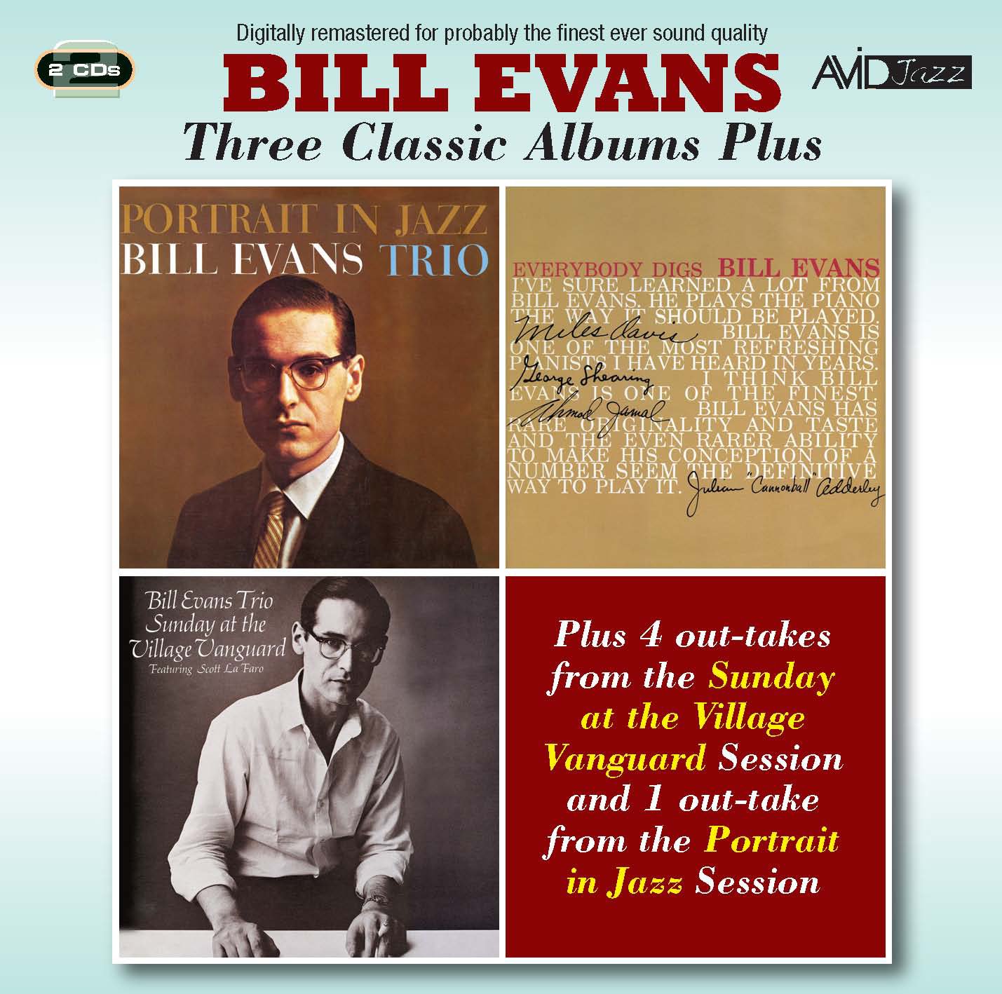 Three Classic Albums Plus (Portrait In Jazz / Everybody Digs Bill Evans / Sunday