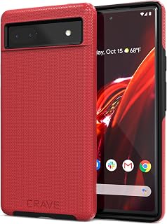 Crave Dual Guard for Google Pixel 6a Case - Red