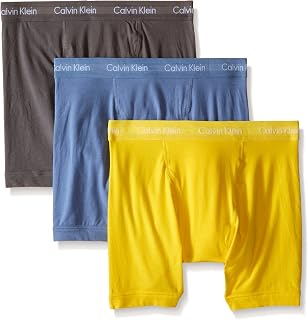 (Calvin Klein) Calvin Klein Boxer Shorts Long Steel Micro Boxer Brief Men's [Parallel Import], White/Charcoal Heather/White/Parfait Pink/White/Air Force, S