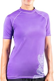 Kanu Surf Women's Breeze UPF 50+ Short Sleeved Active Rashguard & Workout Top