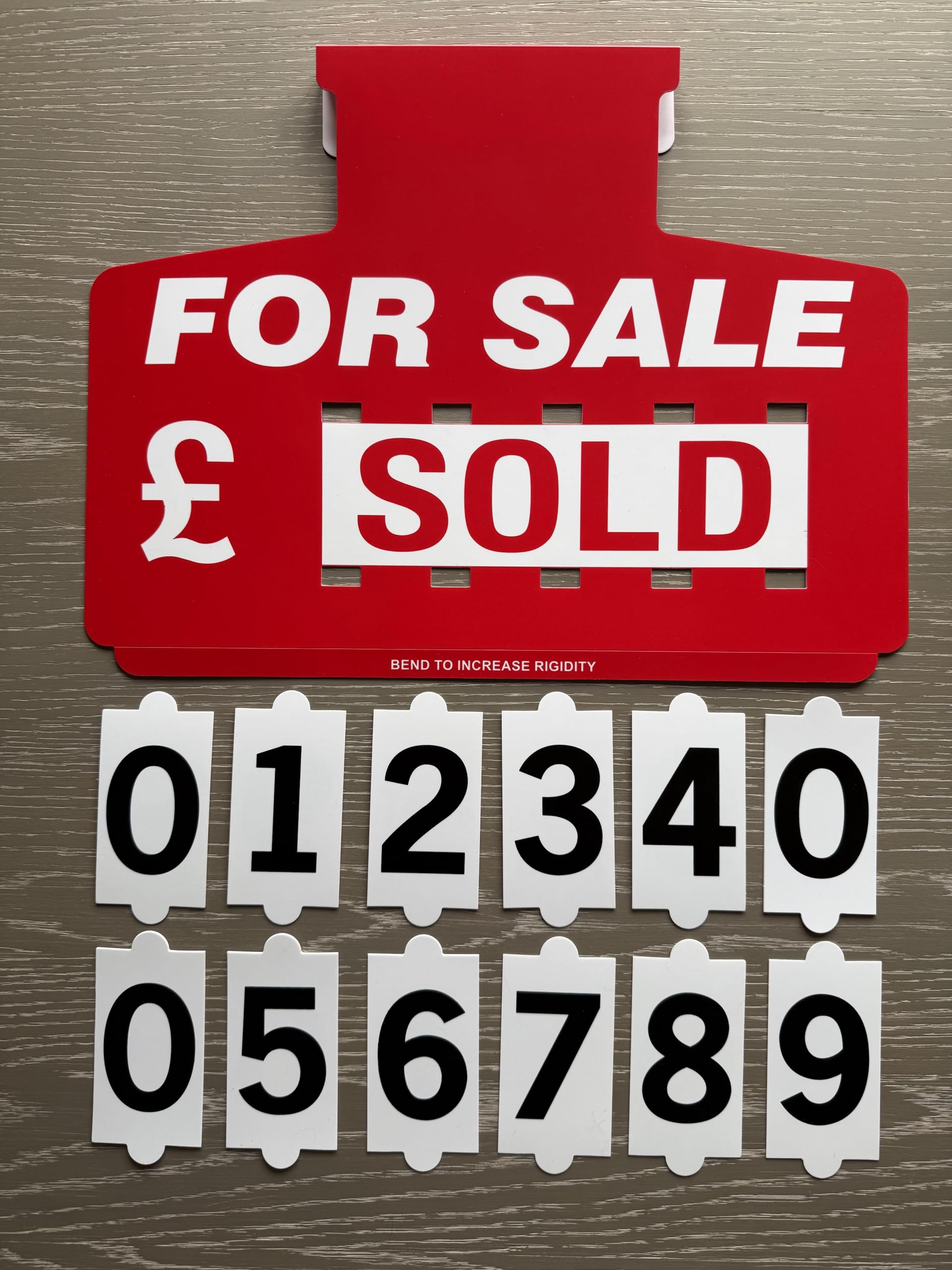 Car For Sale Sign Board, Red, Pack of 1 | Full Red or Blue Available, Car Sun Vi