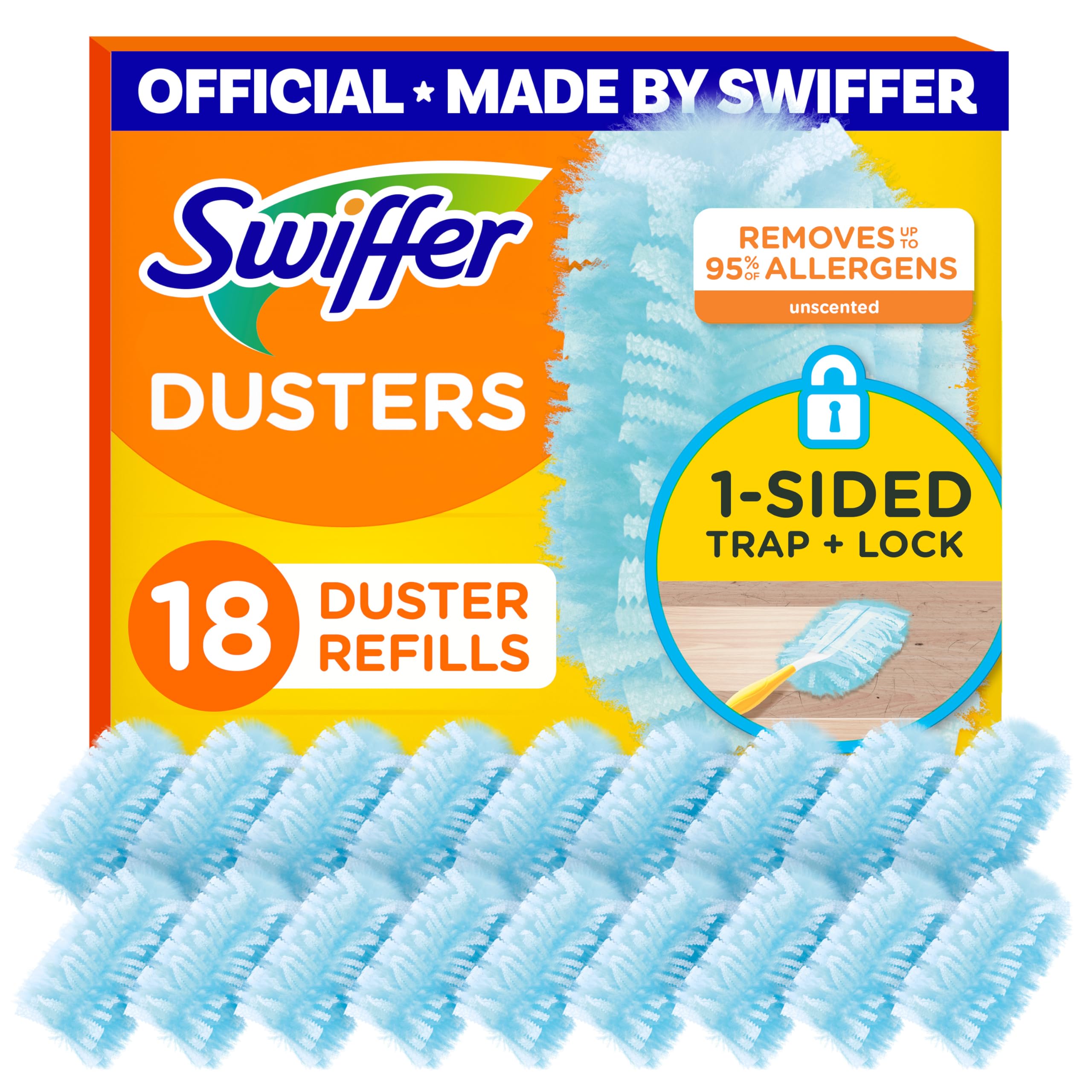 Swiffer Dusters Refill for Cleaning, Made by SWIFFER, Feather & Microfiber Duste