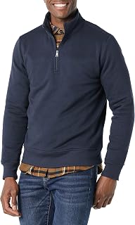 Amazon Essentials Quarter Zip Fleece Long Sleeve Sweatshirt