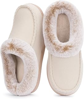 ULTRAIDEAS Women's Memory Foam Hard Bottom House Slippers