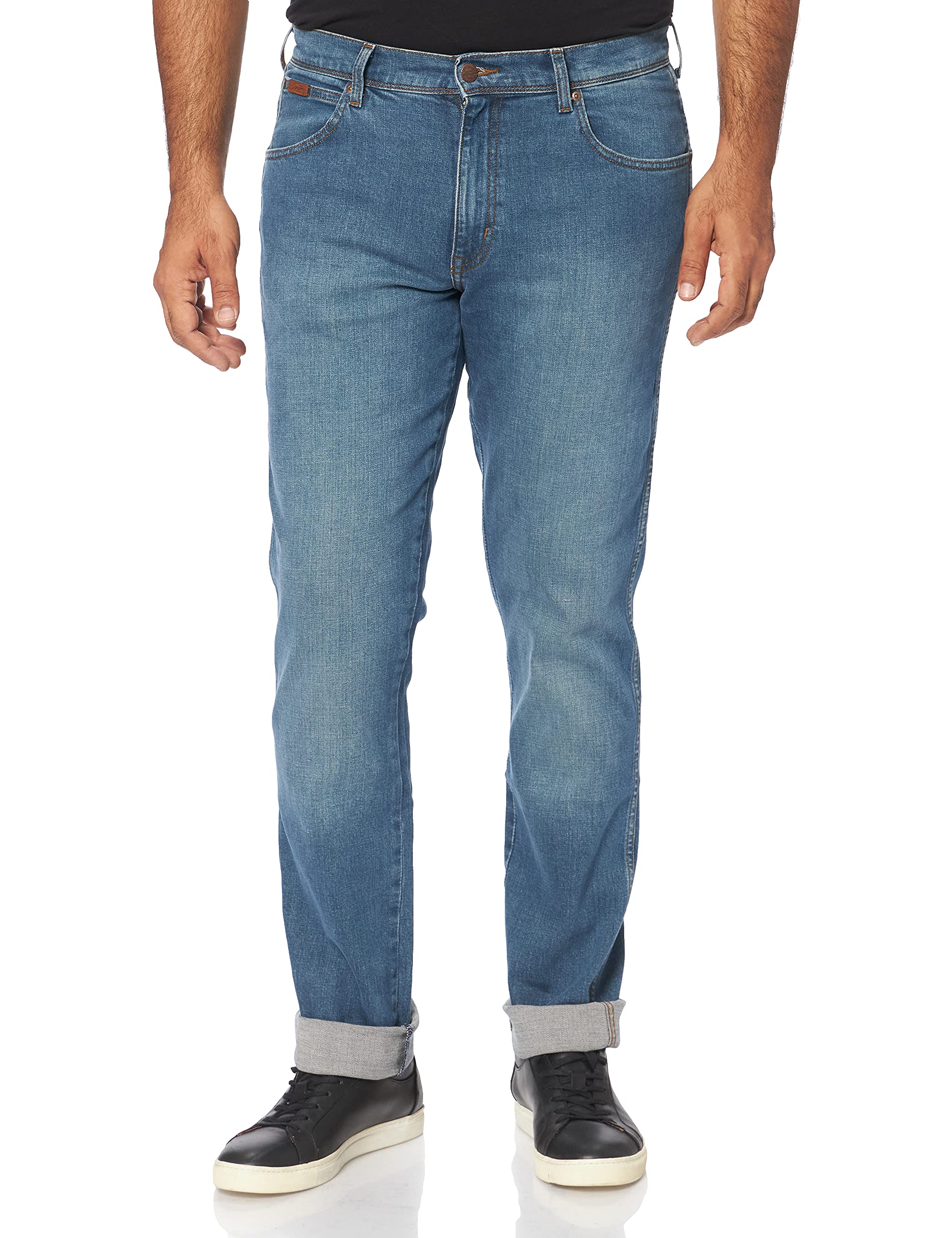Wrangler - Men's Jeans - Slim Authentic Fit - Texas Slim - Grisaille
