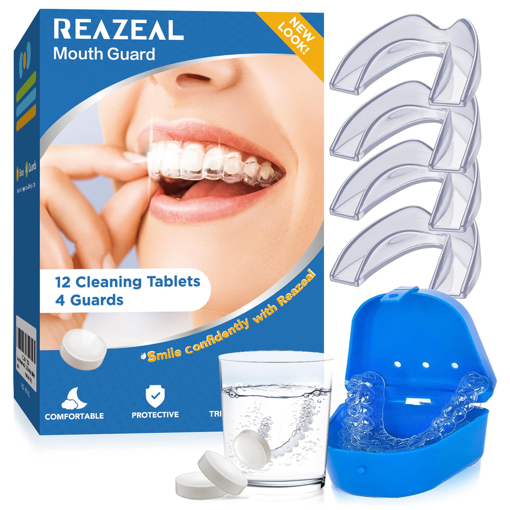 Mouth Guard for Grinding Teeth at Night: Moldable Dental Guard for Sleeping - Ni