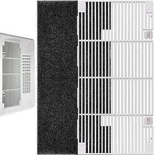 weideer RV A/C Ducted Air Grille for Dometic, Duo-Therm RV Air Conditioner Grille, RV Air Conditioner Cover with RV AC Filter Replacement for Dometic 3104928.019 Polar White 14.1" x 7.7"