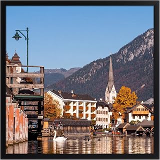 Ditwis 30x30 Picture Frame Black, Classic Square Photo Display 12x12 inch for Living Room, Living Room, Bedroom and Office, Wall or Desk Display