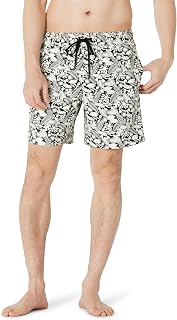 Amazon Essentials Men's Swim Trunks with Mesh Lining, Pockets and Drawstring Closure