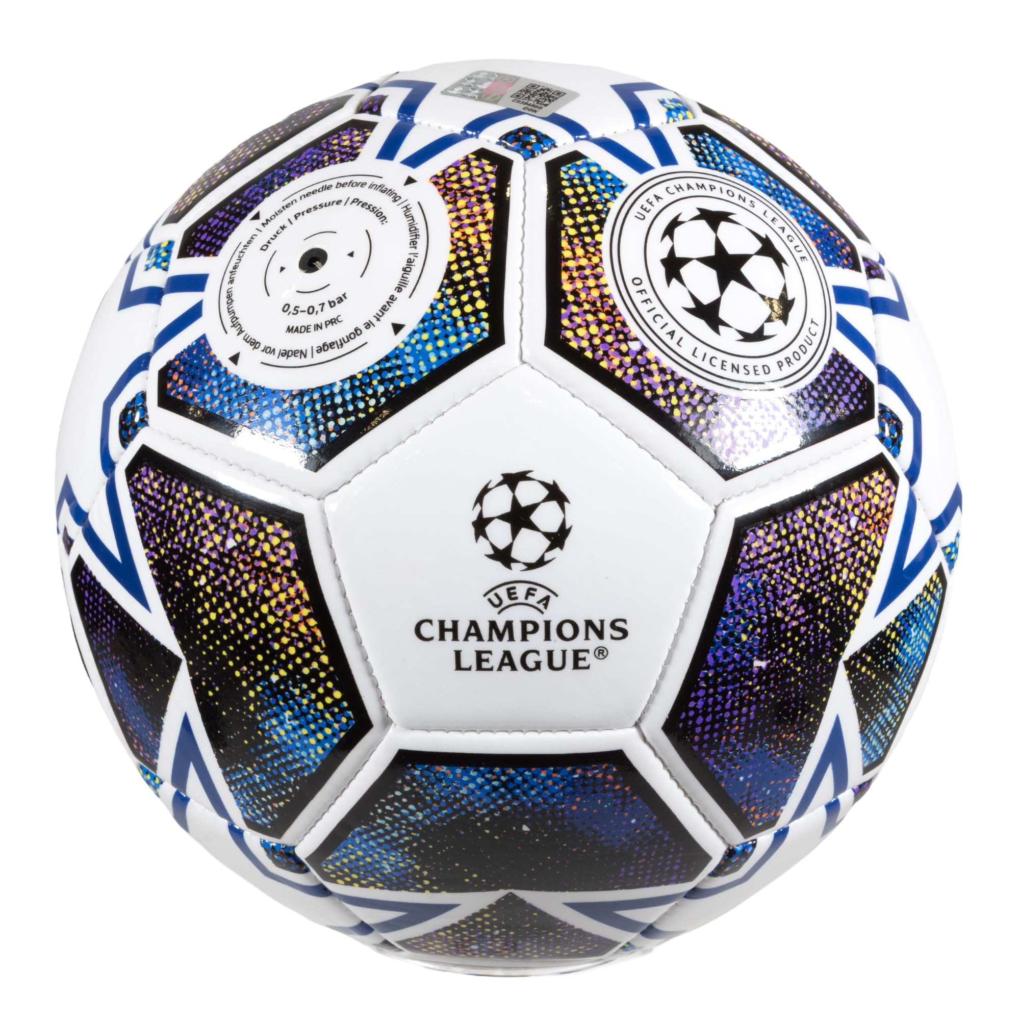 Hy-Pro UEFA Champions League Football, Size 5, Officially Licensed, Training, Ma