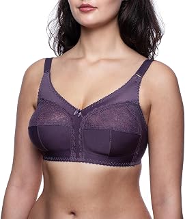 frugue Women's Plus Size Non-Wired Minimizer Bra