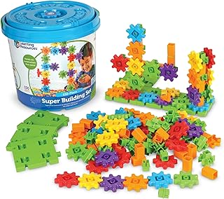 Learning Resources Gears! Gears! Gears! Super Building Toy Set, 150 Pieces, Ages 4+