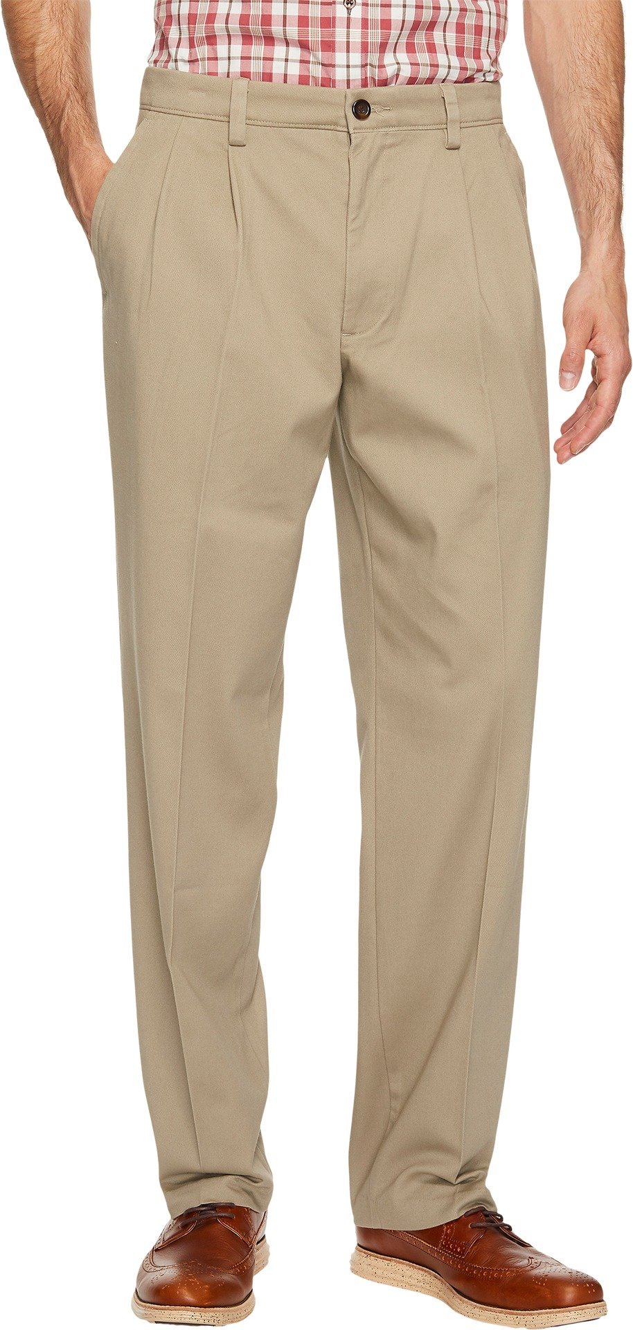 Dockers Classic Fit Easy Khaki Pants - Pleated (Regular and Big & Tall) - Classi