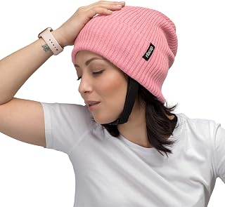 Ribcap Lenny Casco Protettivo di Grado Medico | Rosa | Casco Morbido per Epilessia | Casco Protettivo per Convulsioni | alla Moda e Senza Stigma