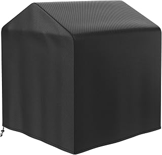 tonhui Outdoor Playhouse Cover, 50" L x 45" W x 55" H, Backyard Wooden Playhouse Waterproof Cover for Garden Cottage, Rain and Sun Resistant