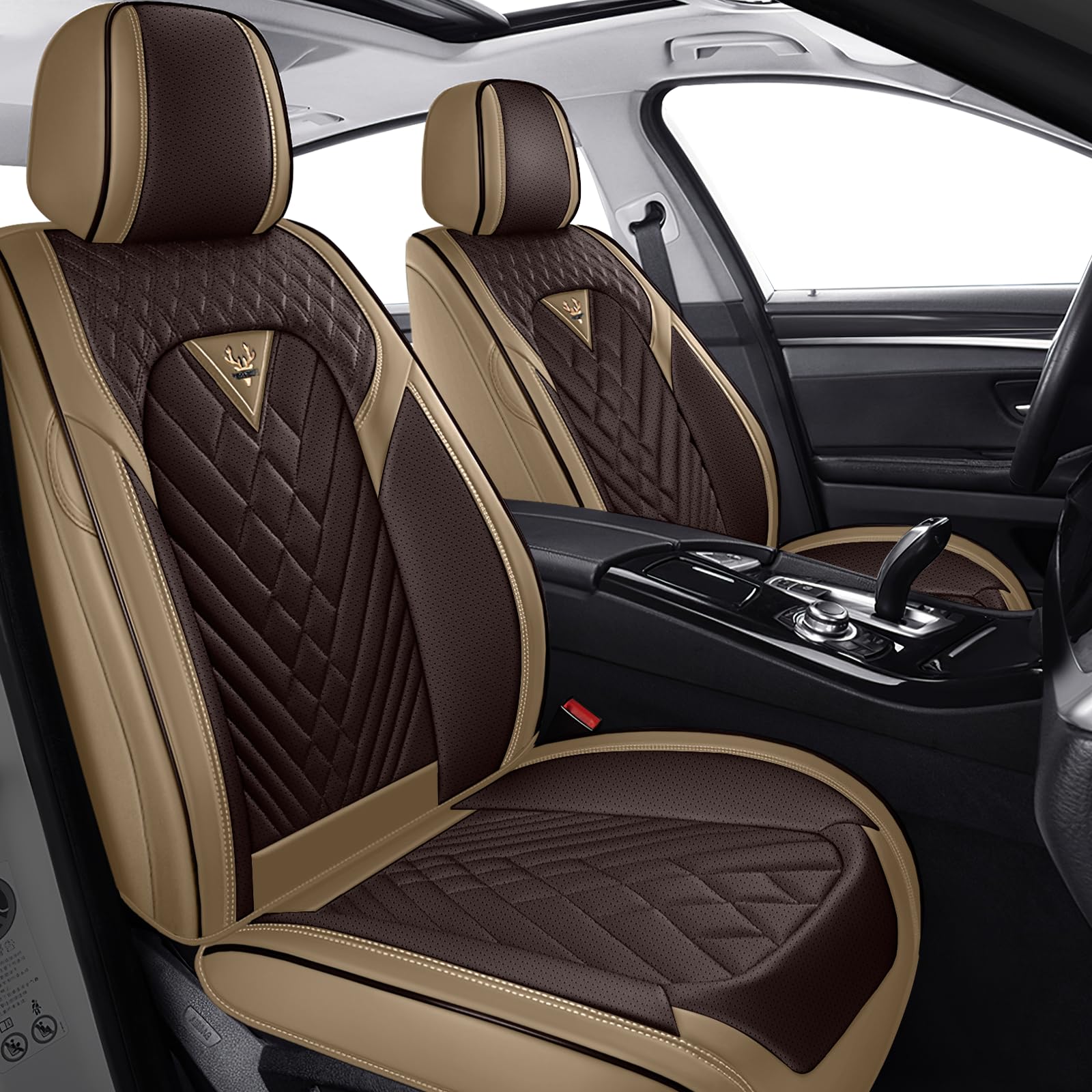 Car Seat Covers for Dodge Ram 2500 2000-2026 Leather Front Seats