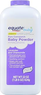 Equate Pure Cornstarch Baby Powder With Lavender and Chamomile, 22oz by Judastice