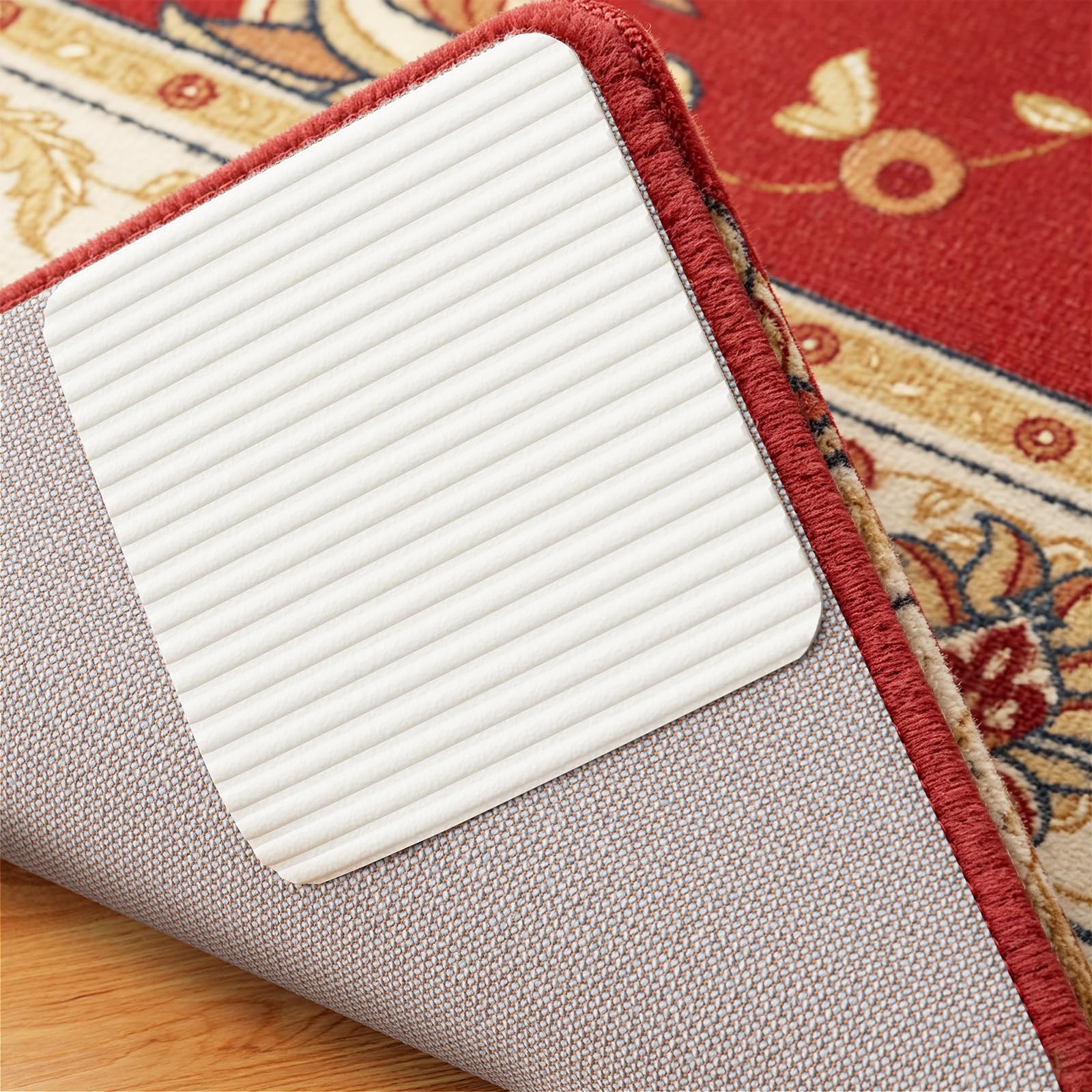 Home Techpro Rug Pad Gripper for Hardwood Floors No Damage, “Vacuum TECH” - New 