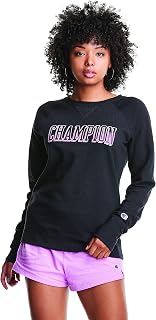 Champion Powerblend Graphic Boyfriend Crew Women's Shirt