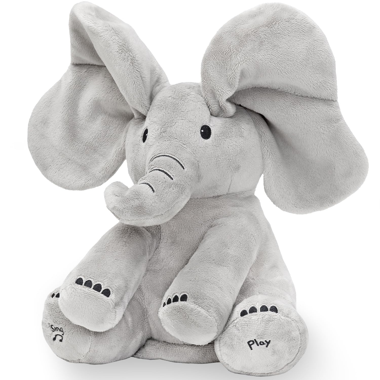 Tippi Peek a Boo Elephant Toy - Interactive Singing Elephant Teddy | With Flappi