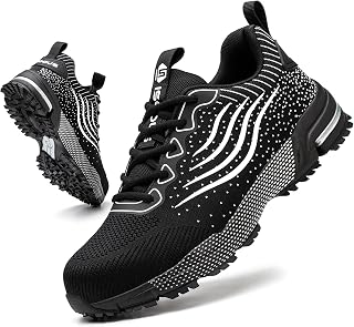 CKKYGGO Safety Shoes for Men Women Sneakers Work Light