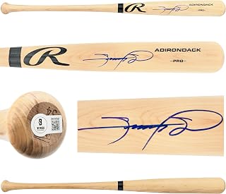 Sammy Sosa Autographed Blonde Rawlings Adirondack Pro Baseball Bat Chicago Cubs Beckett BAS Witness Stock #235462 - Autographed MLB Bats