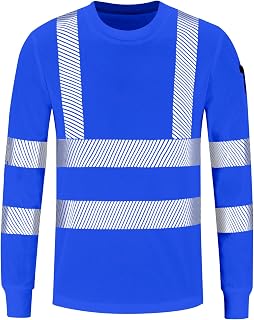 AYKRM 5 Colour Hi Vis T Shirts High Viz Visibility Short Sleeve Safety Work Reflective Polo T Shirt (XS-8XL)