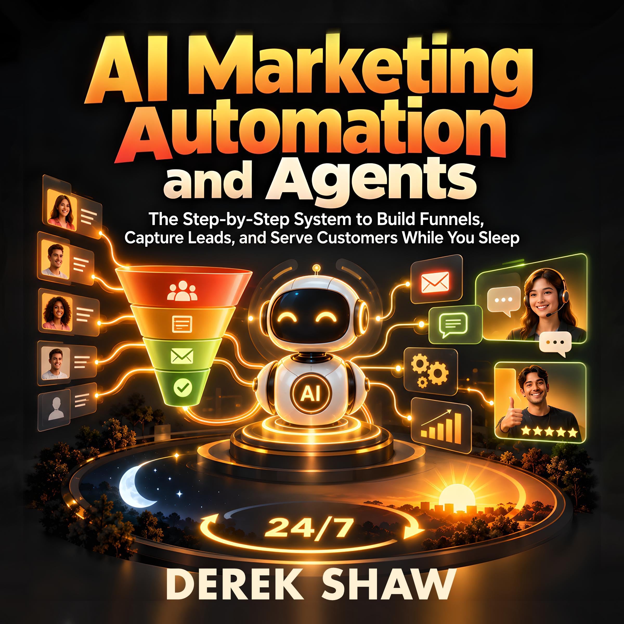 AI Marketing Automation and Agents: The Step-by-Step System to Build Funnels, Ca