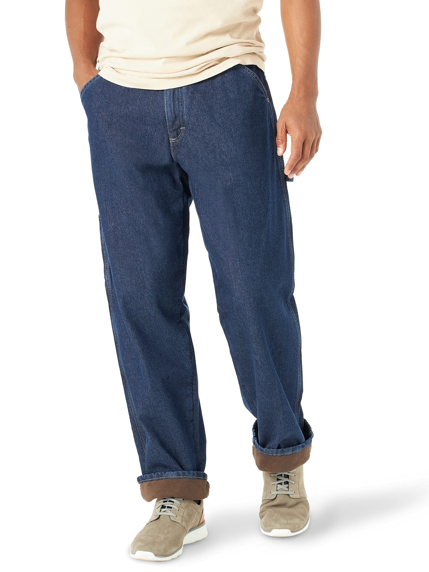 Wrangler Authentics Men's Fleece Lined Cargo Trousers