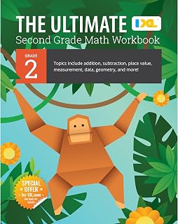 The IXL Ultimate 2nd Grade Math Workbook, Activity Book for Kids Ages 7-8 Covering Addition, Subtraction, Place Value, Geometry, Measuring, and More Mathematics (IXL Ultimate Workbooks)