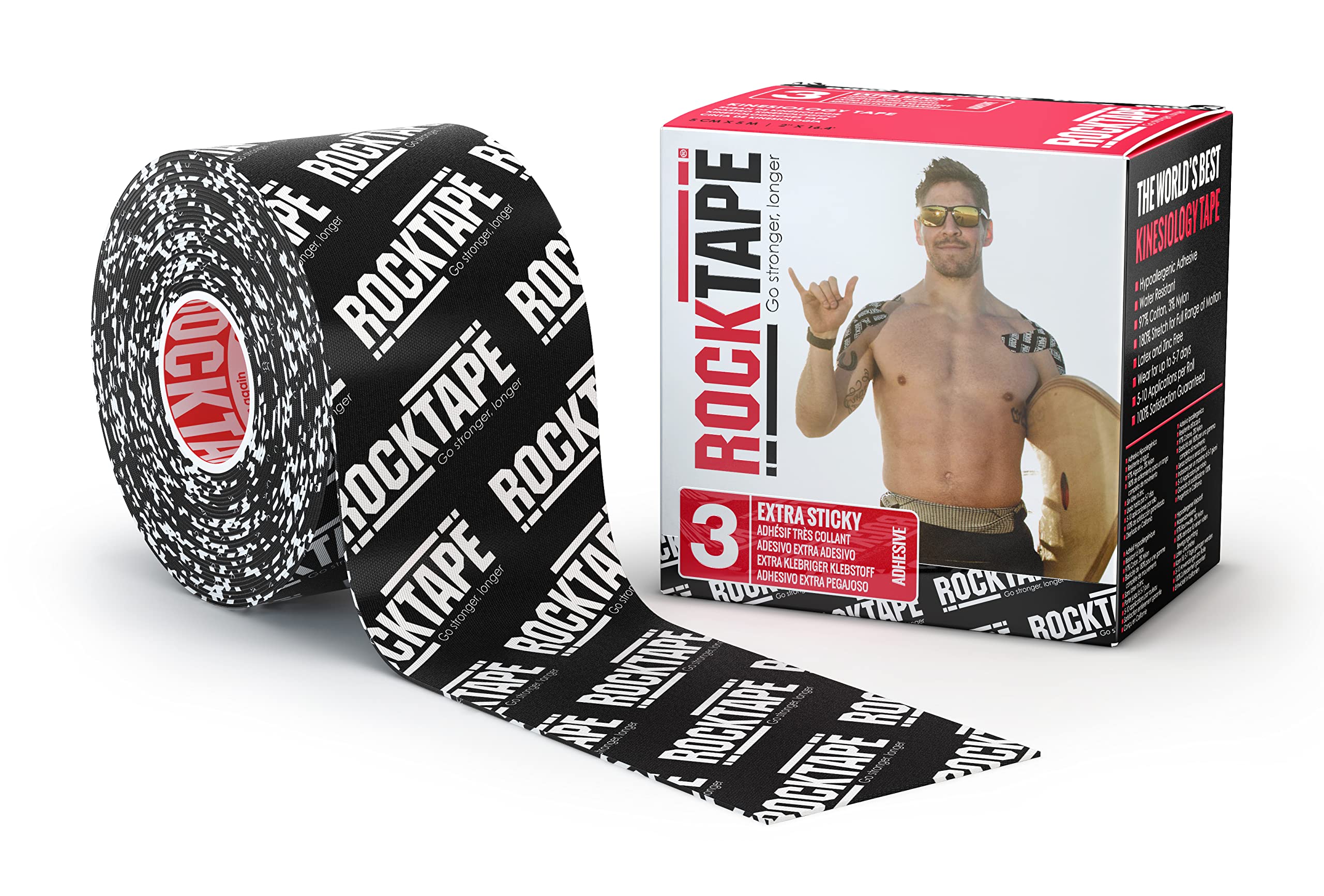 RockTape H20 Tape, Unisex Adulto